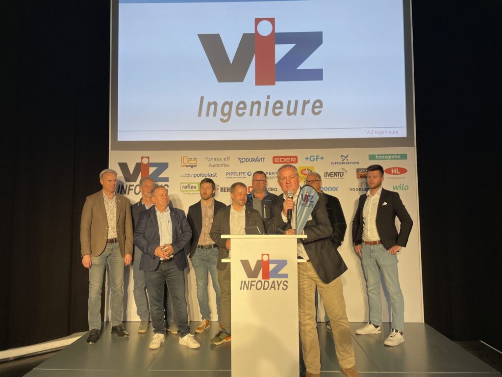 Vorstellung der VIZ Ingenieure bei den VIZ Infodays 2023 in Hall i.T.