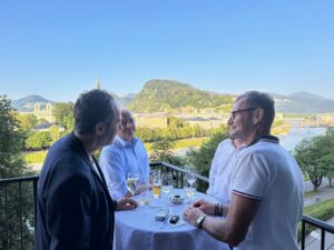 Gemütliche Runde zum Abschluss im Loft in Salzburg