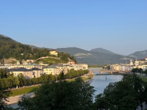 Salzburg Stadt vom Loft fotografiert